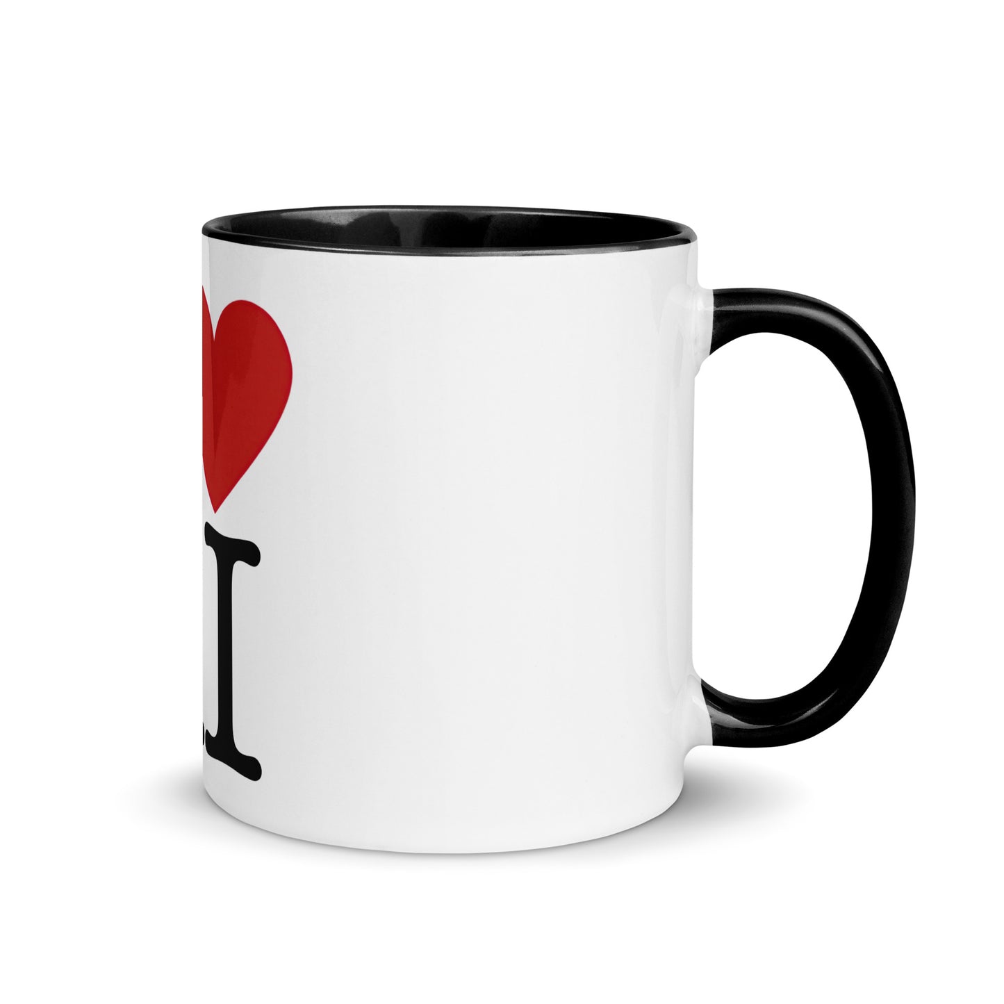 I Love AI - Coffee Mug with Color Inside