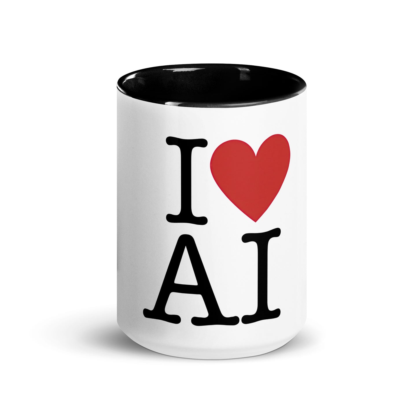 I Love AI - Coffee Mug with Color Inside