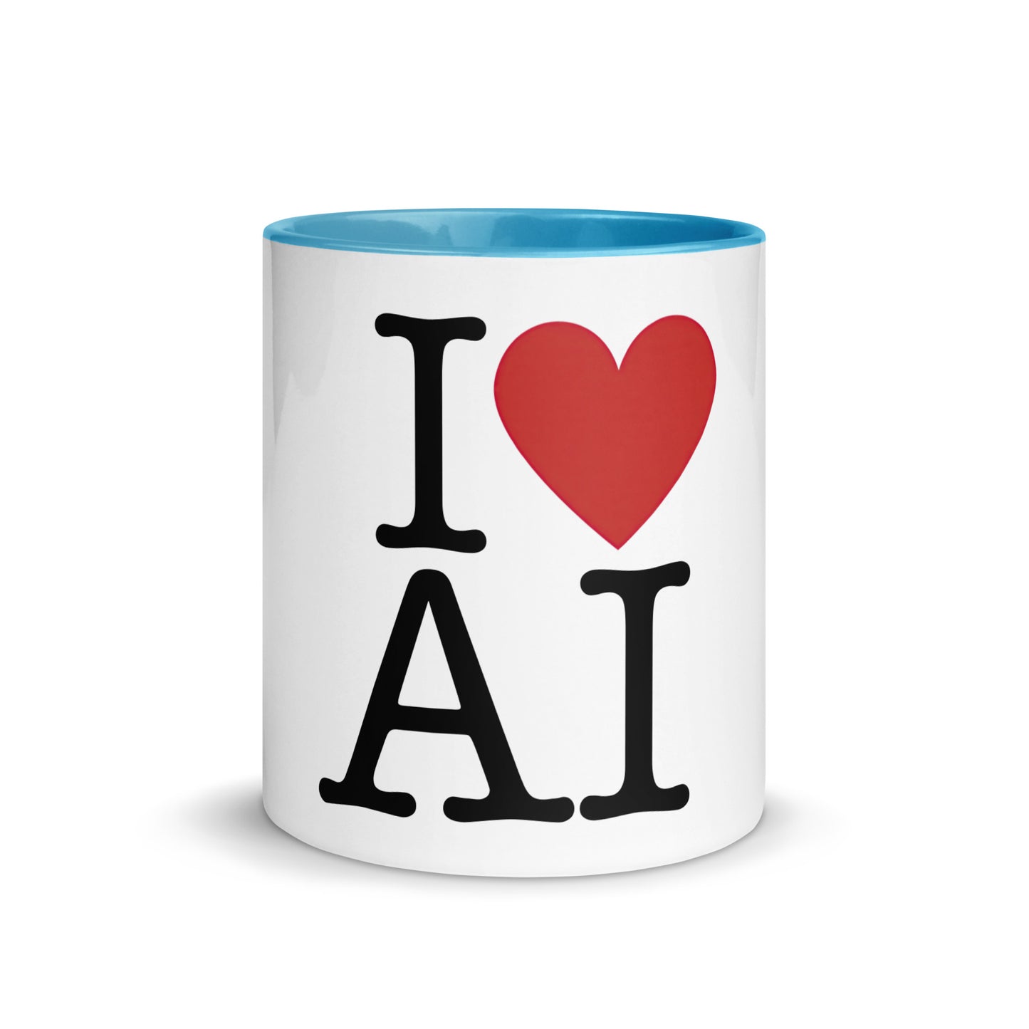 I Love AI - Coffee Mug with Color Inside