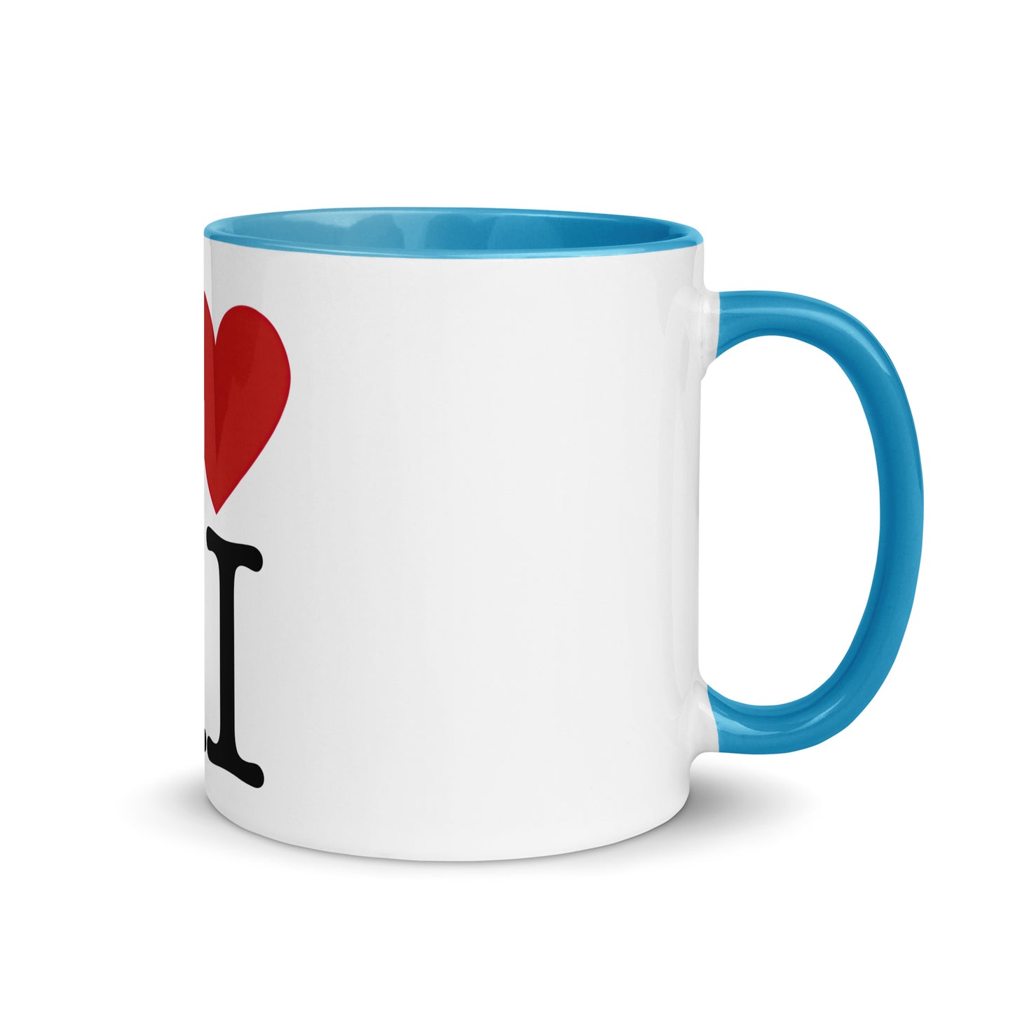 I Love AI - Coffee Mug with Color Inside
