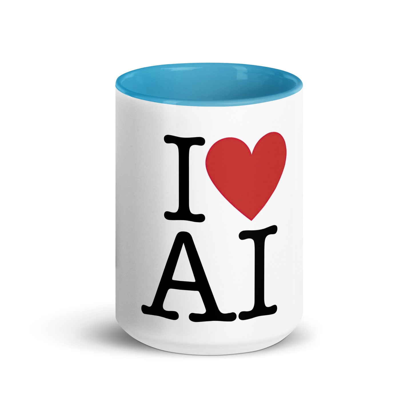 I Love AI - Coffee Mug with Color Inside