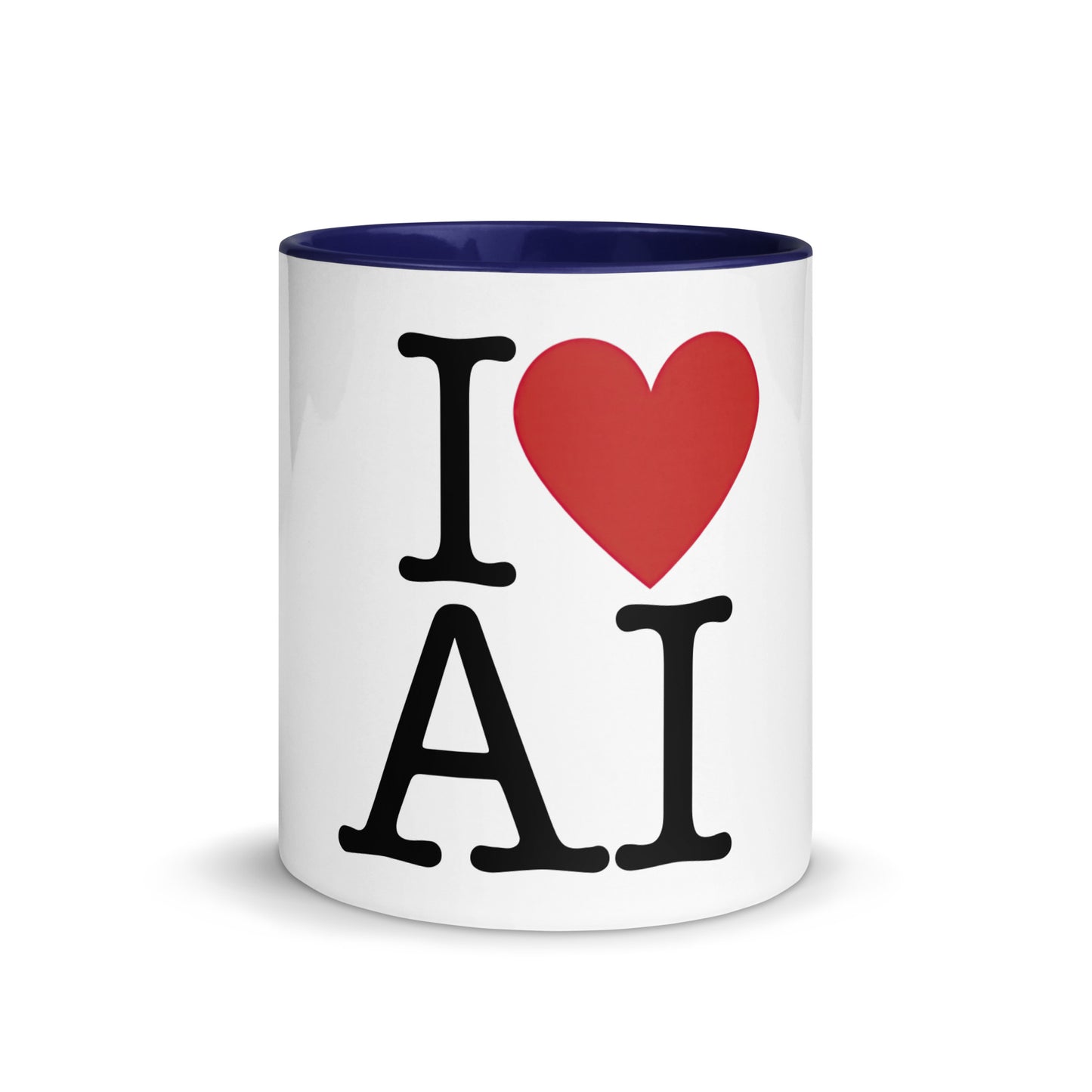 I Love AI - Coffee Mug with Color Inside