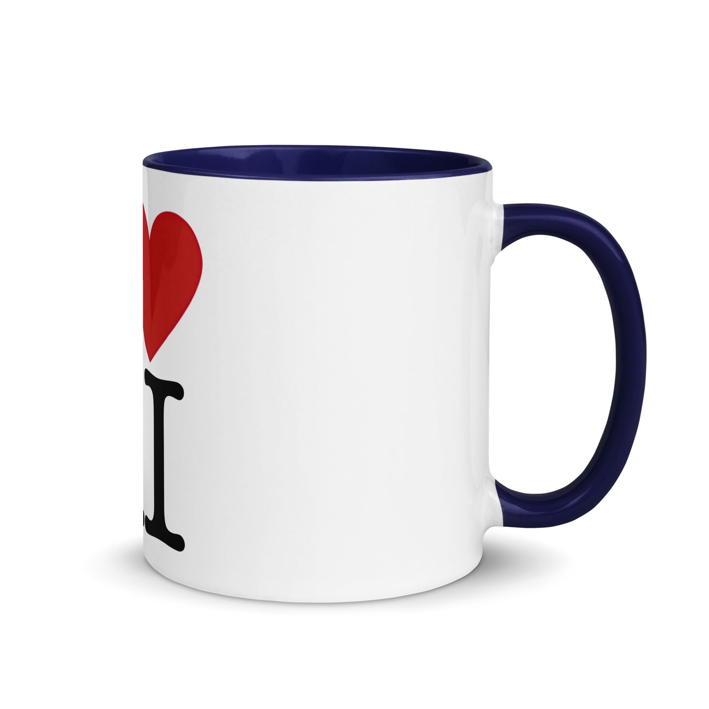 I Love AI - Coffee Mug with Color Inside