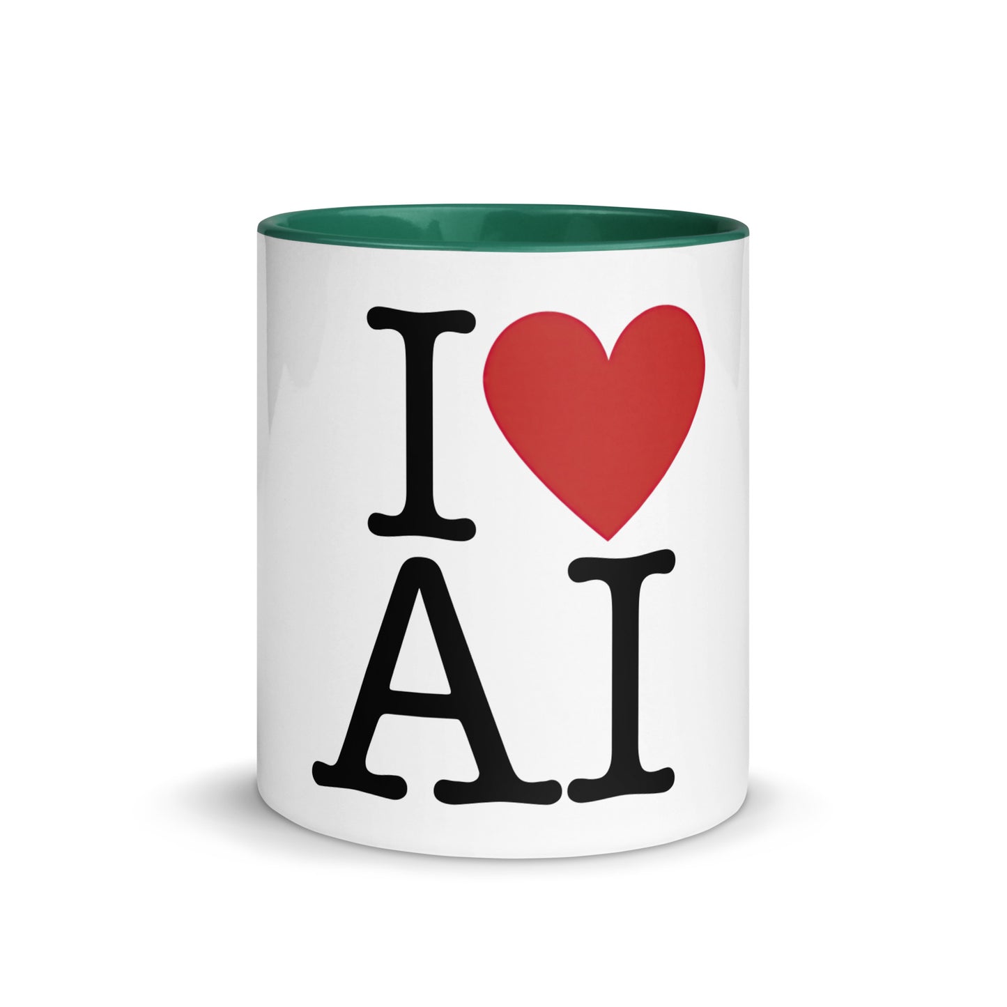 I Love AI - Coffee Mug with Color Inside