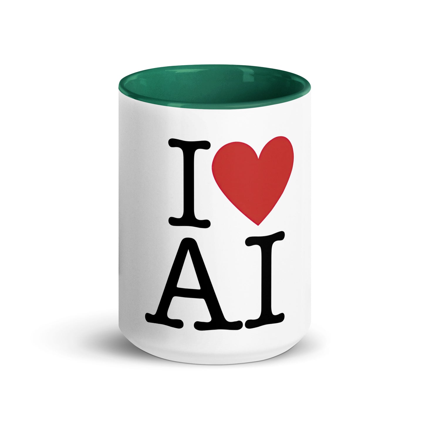 I Love AI - Coffee Mug with Color Inside