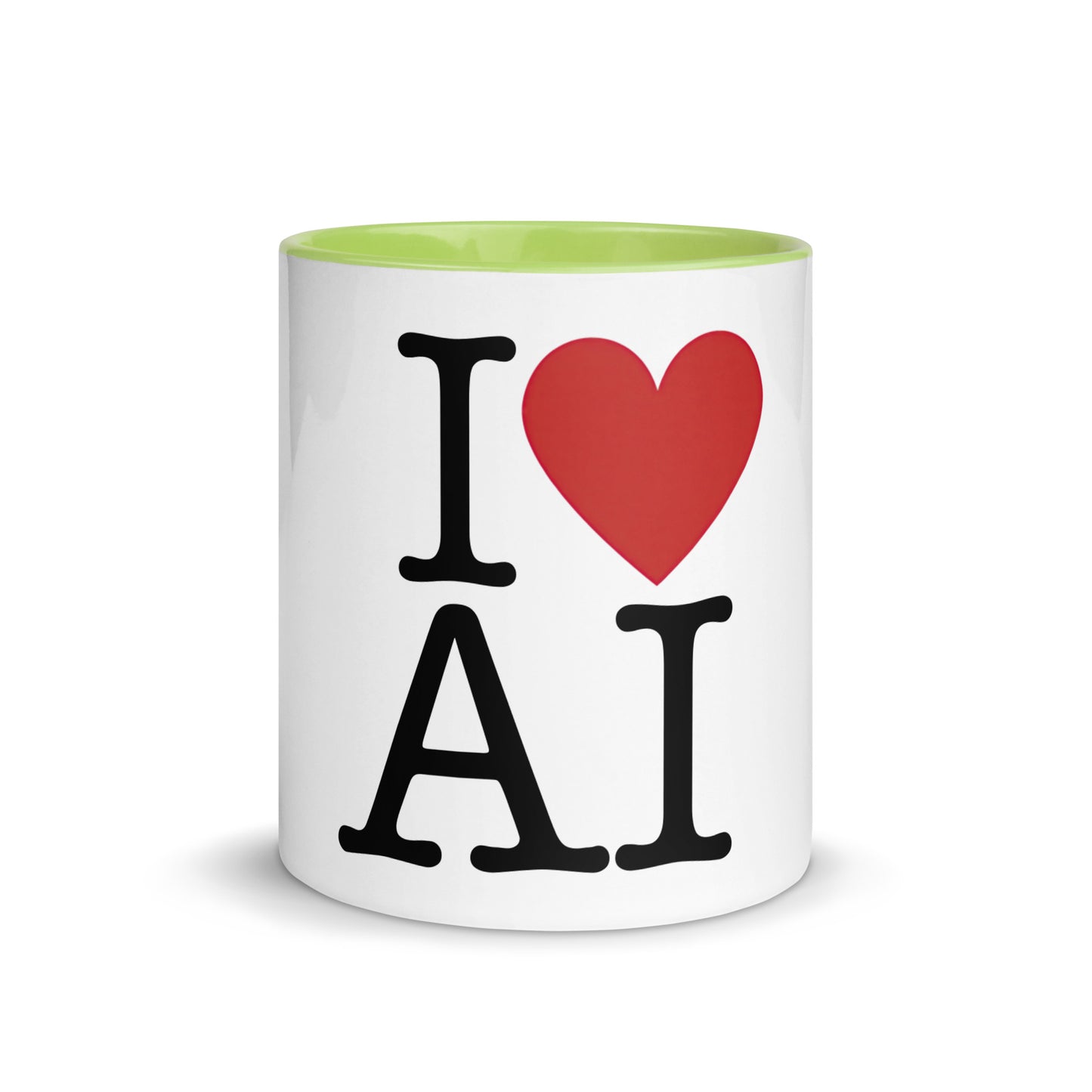 I Love AI - Coffee Mug with Color Inside