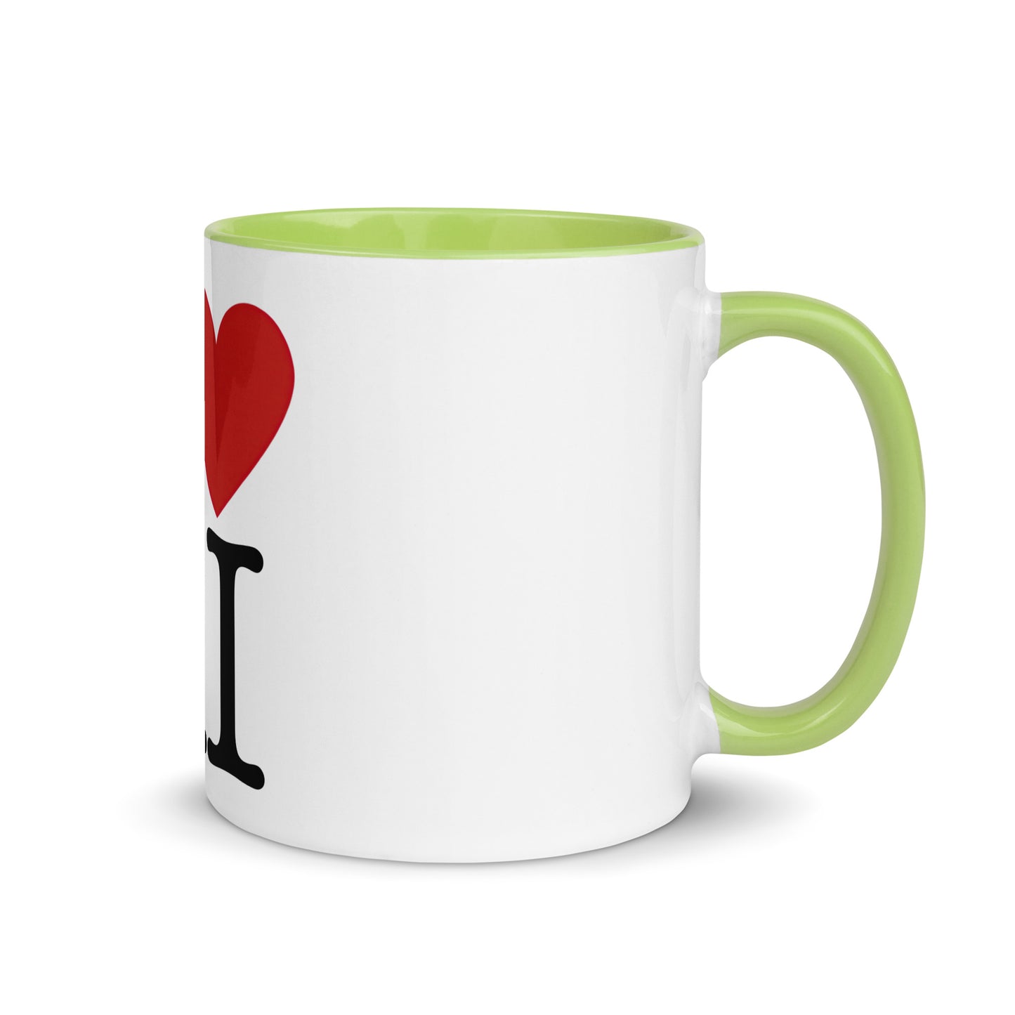 I Love AI - Coffee Mug with Color Inside