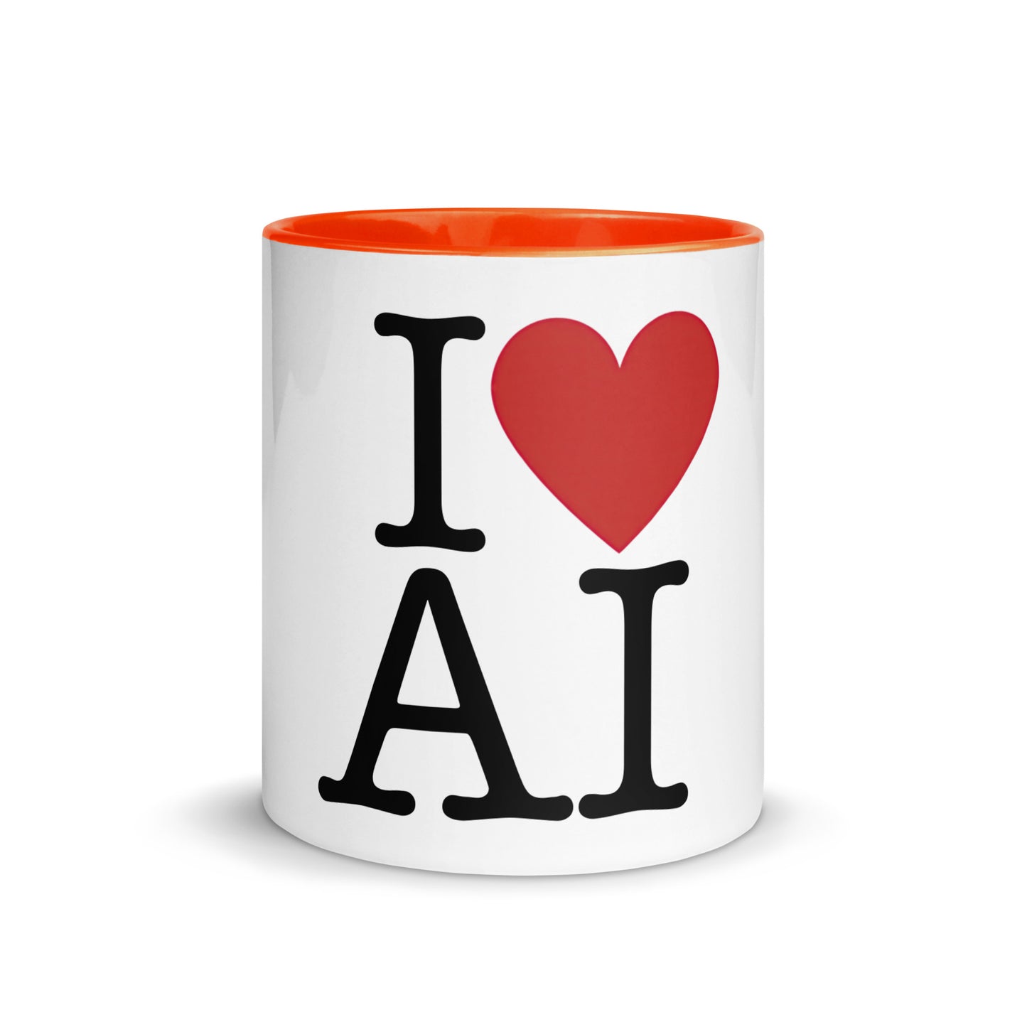 I Love AI - Coffee Mug with Color Inside