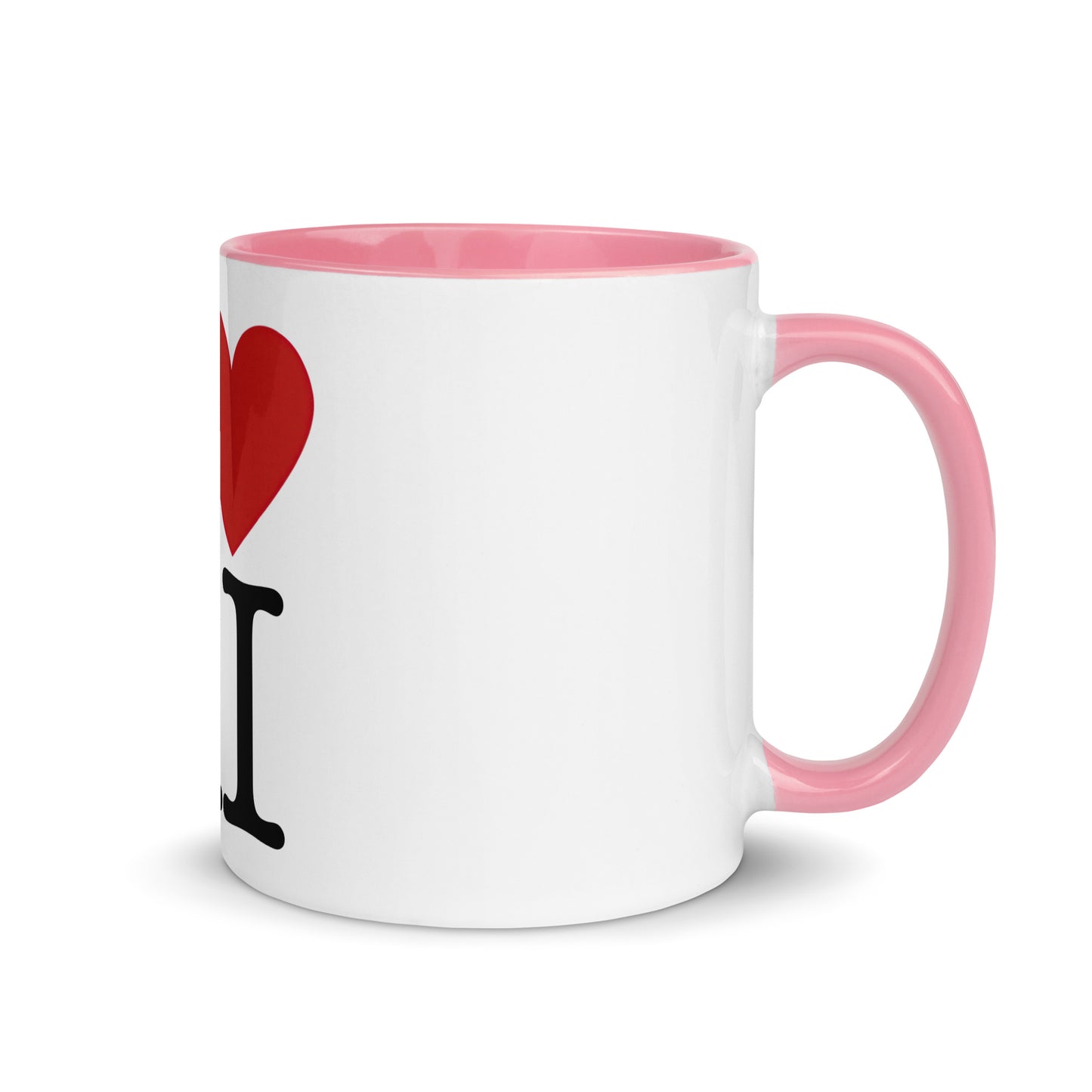I Love AI - Coffee Mug with Color Inside
