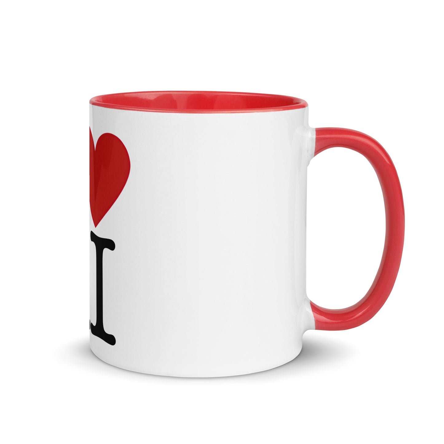 I Love AI - Coffee Mug with Color Inside
