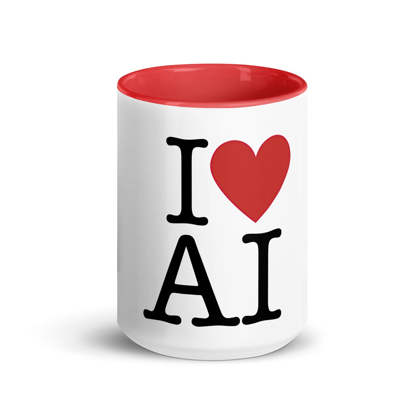 I Love AI - Coffee Mug with Color Inside