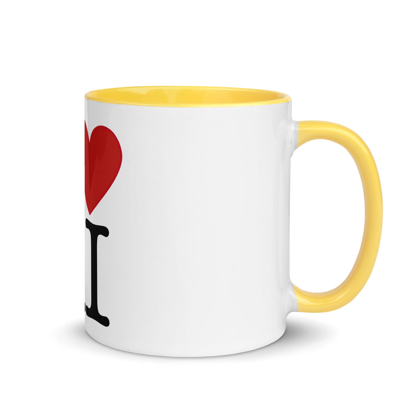 I Love AI - Coffee Mug with Color Inside
