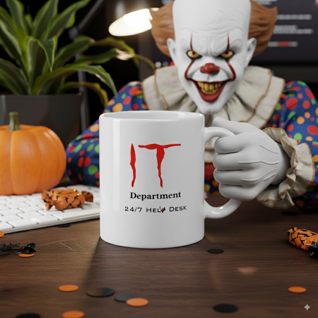 IT Department - White Glossy Coffee Mug