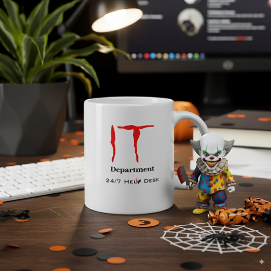 IT Department - White Glossy Coffee Mug