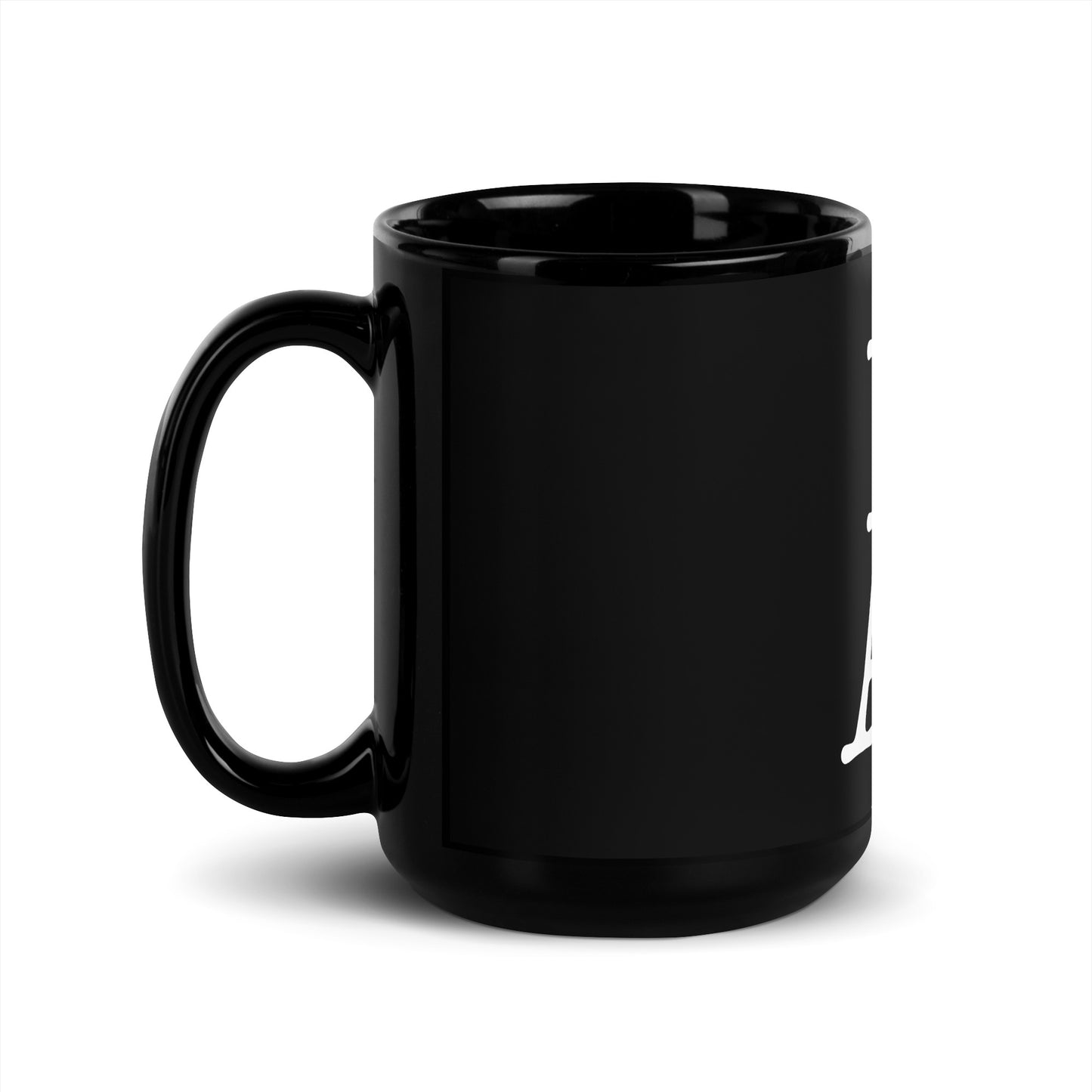 I Love AI - Black Glossy Coffee Mug