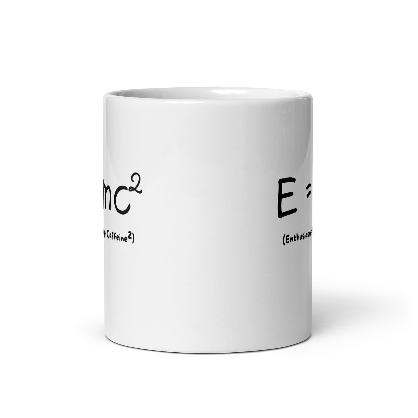 E=mc2 - White Glossy Coffee Mug