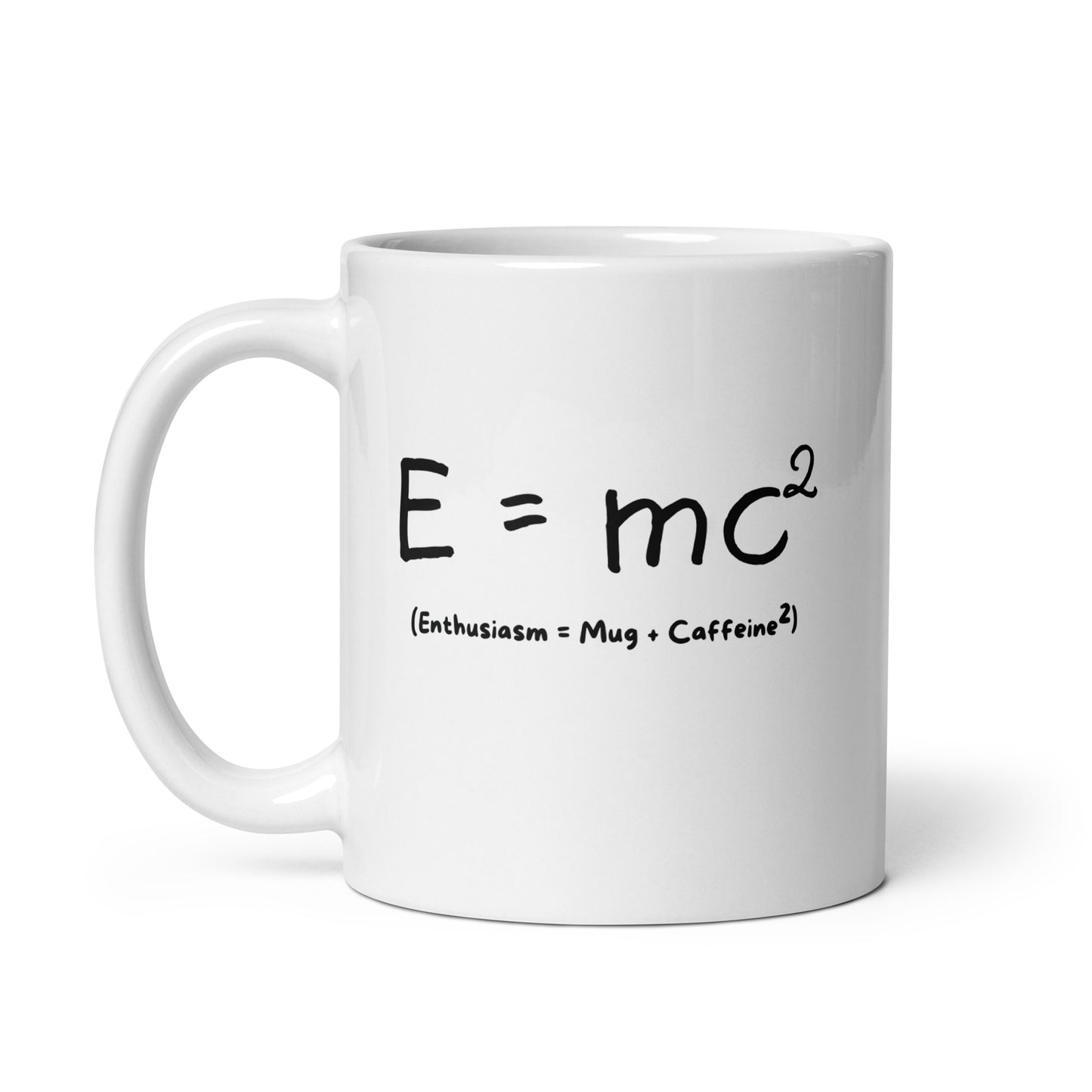 E=mc2 - White Glossy Coffee Mug