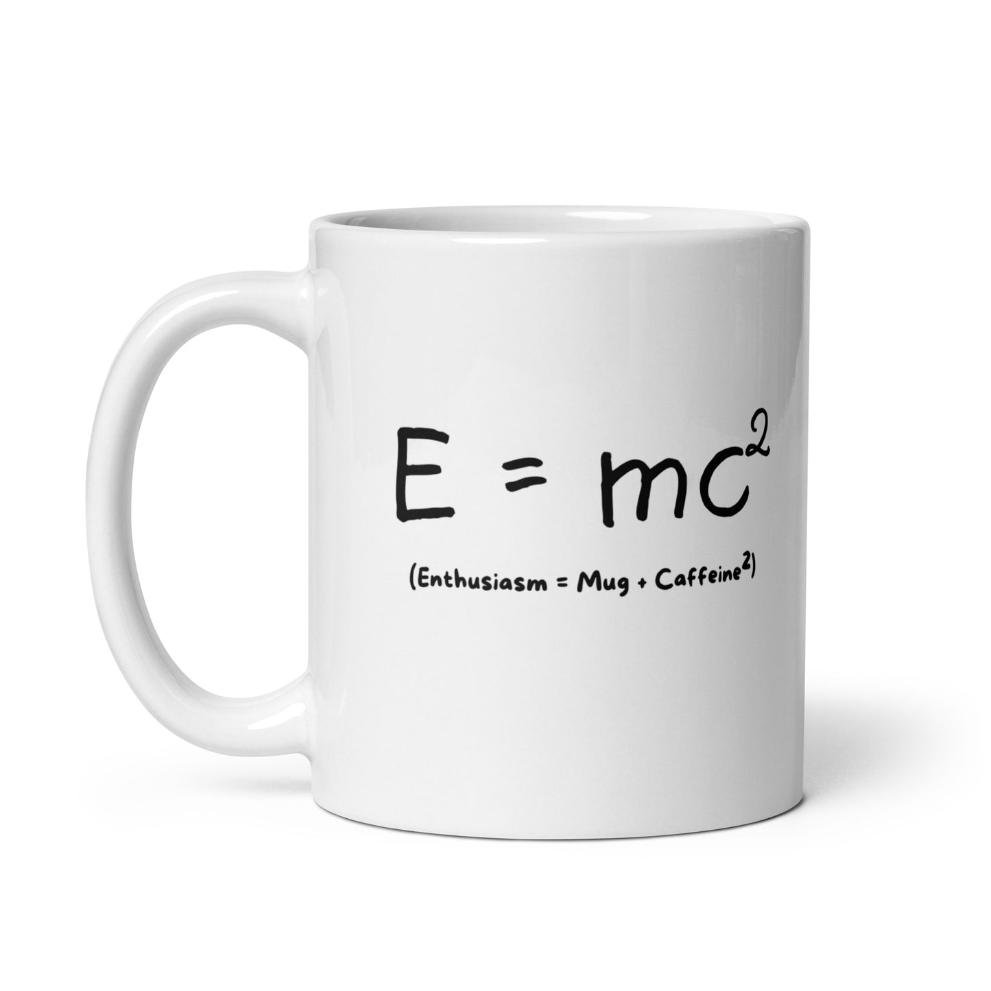 E=mc2 - White Glossy Coffee Mug