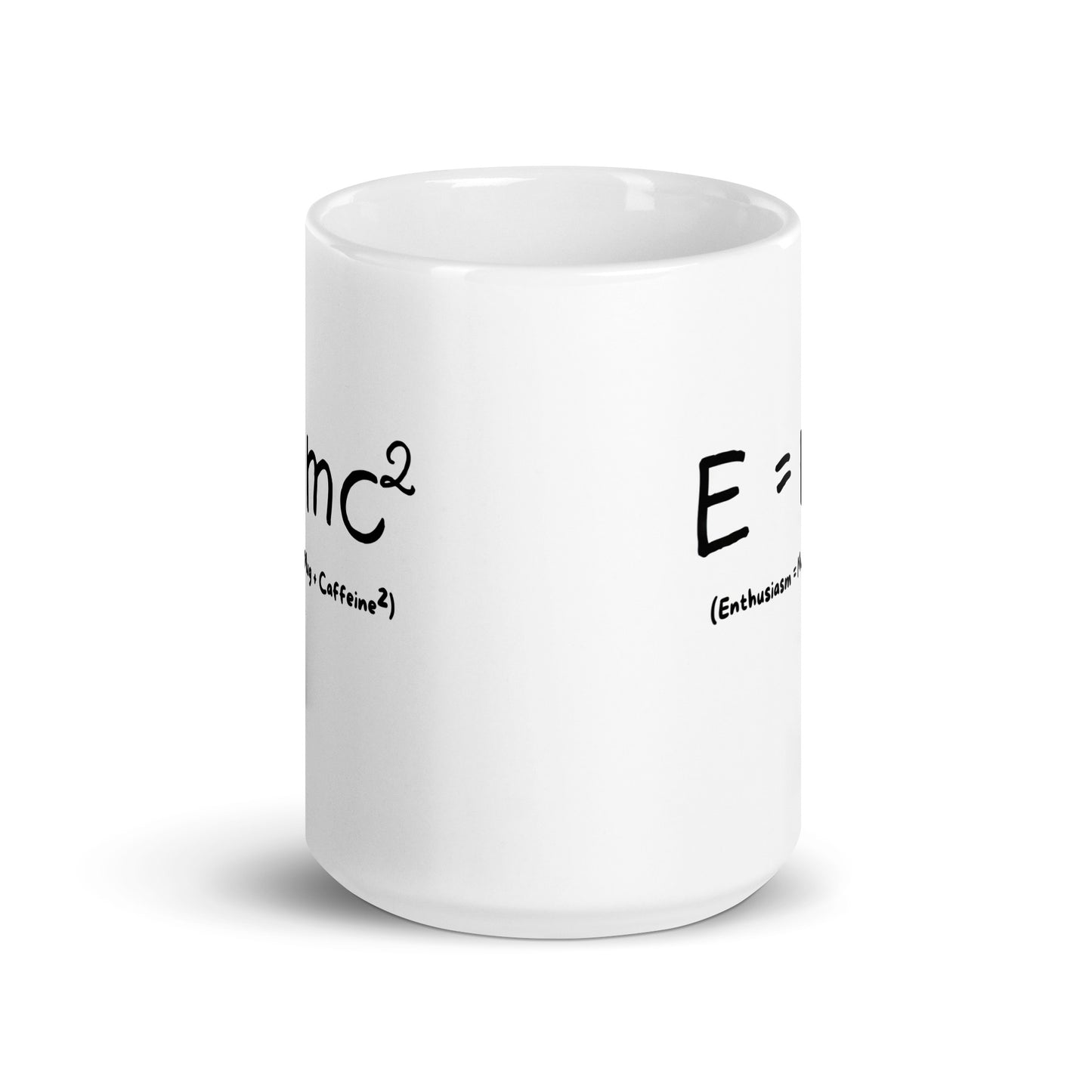 E=mc2 - White Glossy Coffee Mug