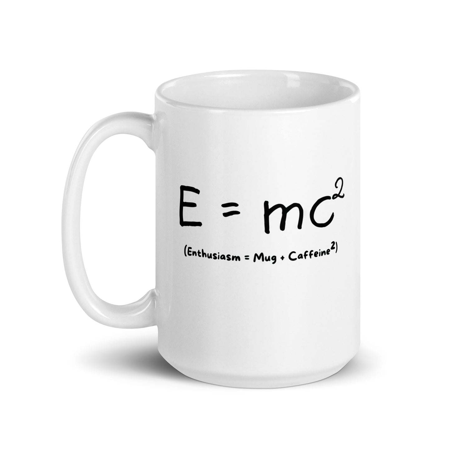 E=mc2 - White Glossy Coffee Mug