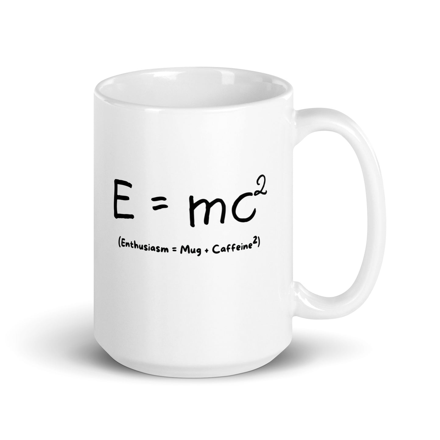 E=mc2 - White Glossy Coffee Mug